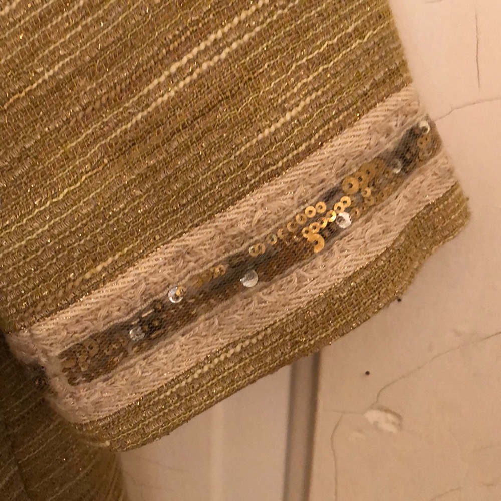 Badgley Mischka gold skirt set M - Picture 7 of 12